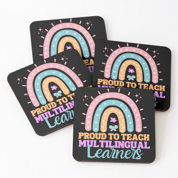 Item preview, Proud to Teach Multilingual Learners - Colorful Rainbow  designed and sold by MouDantArts.