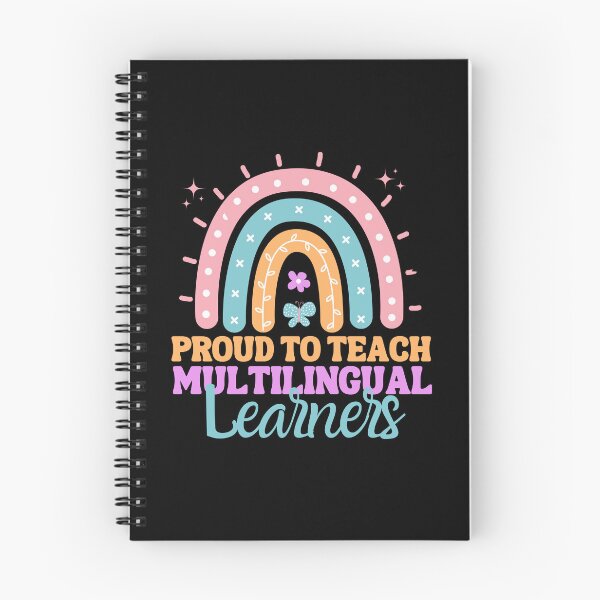 Item preview, Proud to Teach Multilingual Learners - Colorful Rainbow designed and sold by MouDantArts.