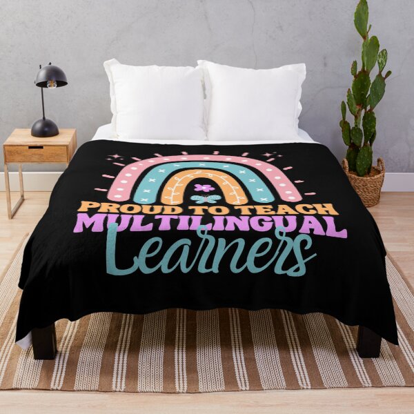 Item preview, Proud to Teach Multilingual Learners - Colorful Rainbow  designed and sold by MouDantArts.