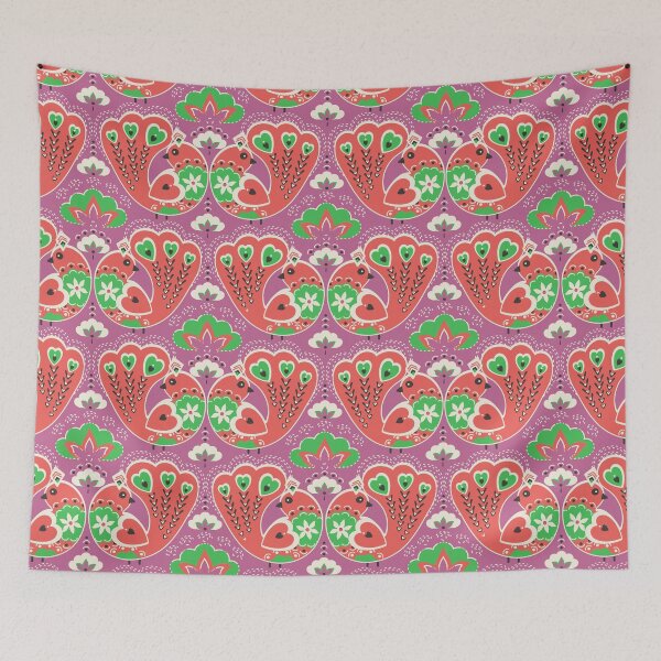 Item preview, Phoenix Bird, Fuchsia and red version designed and sold by Alex  Blud.