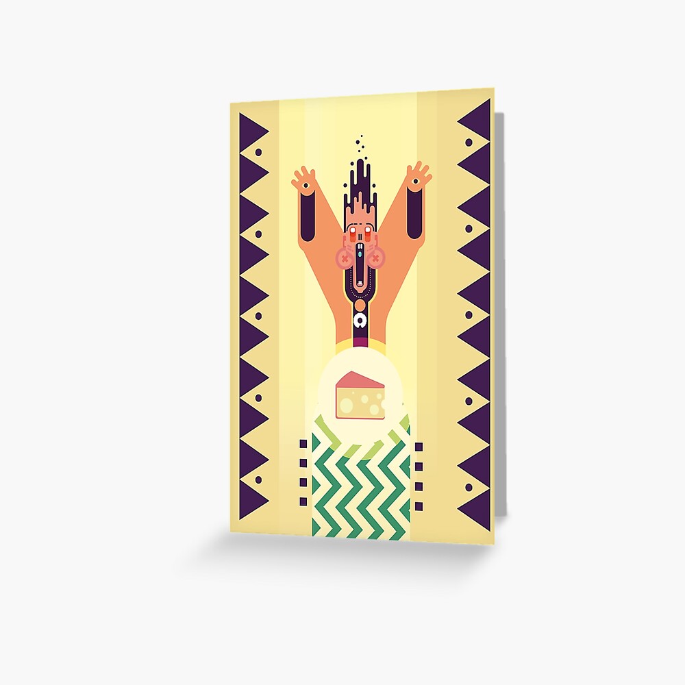 Item preview, Greeting Card designed and sold by TribalCodex.