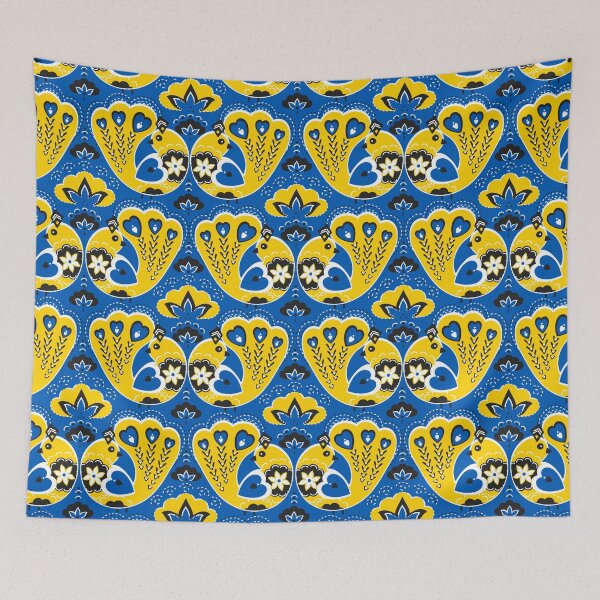 Item preview, Phoenix Bird, Dark blue and yellow version designed and sold by Alex  Blud.