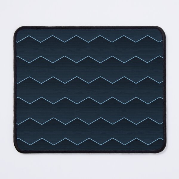 Item preview, Zigzag pattern dark blue background designed and sold by wonghong.