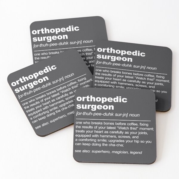 Item preview, Orthopedic Surgeon Definition Funny Orthopedics designed and sold by stylesip.