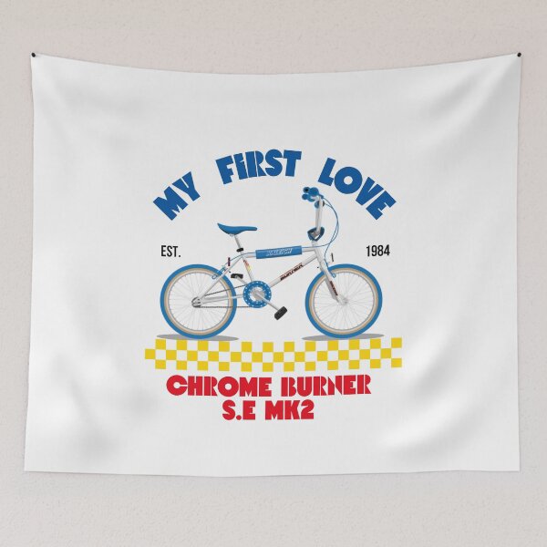 Item preview, Retro BMX Burner Range - 1984 Chrome Burner S.E MK2 designed and sold by EatMyDust-Bike.