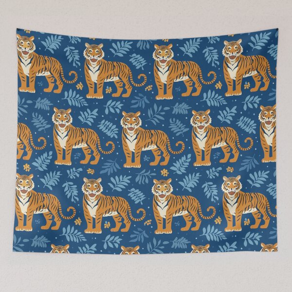 Item preview, Blue Tigers designed and sold by PatterPals.