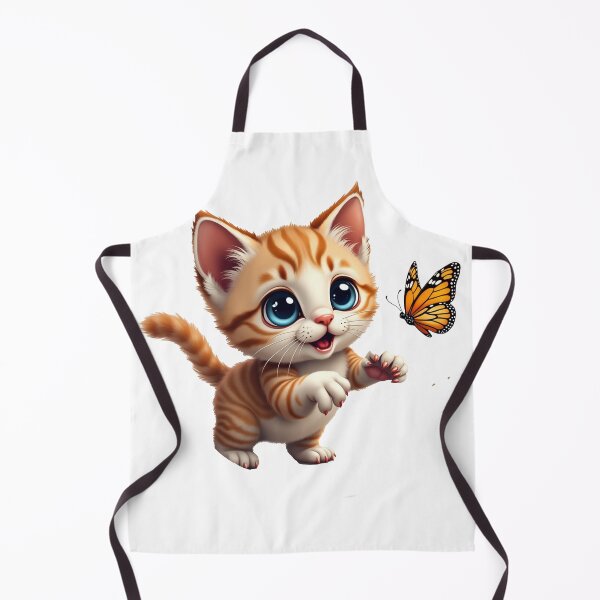 Item preview, Cat Chasing Butterfly designed and sold by TheArtOfDesigne.