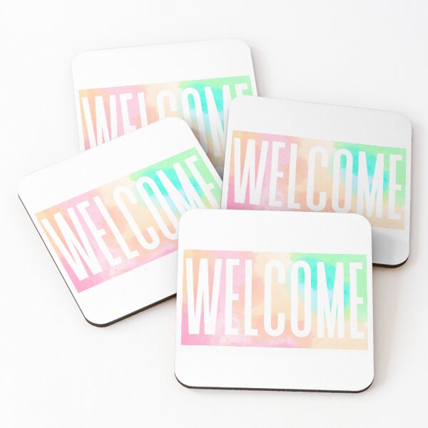 Item preview, "Welcome" Watercolor Sign designed and sold by LaurenPatrick.