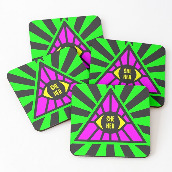 Item preview, EYE SEE YOU SHE HER designed and sold by HELLOCROSSING.