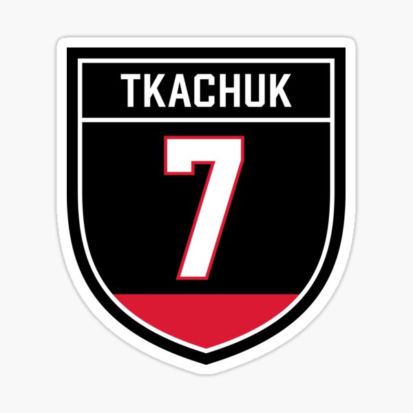 Brady Tkachuk Ottawa #7 emblem Sticker