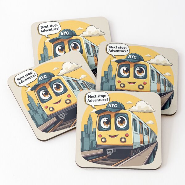 Item preview, Cute NYC Subway Cartoon for Kids - Back to School Adventure designed and sold by MayaDelaye.