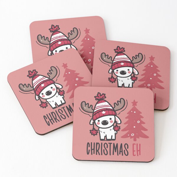 Item preview, Christmas Eh Canadian Moose Cute Xmas Animal designed and sold by HowToCanadian.