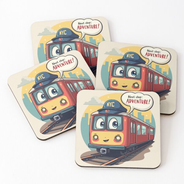 Item preview, Cute NYC Subway Cartoon for Kids - Back to School Adventure designed and sold by MayaDelaye.