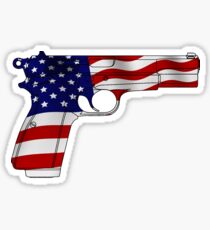 Amerikanische Pistole Sticker