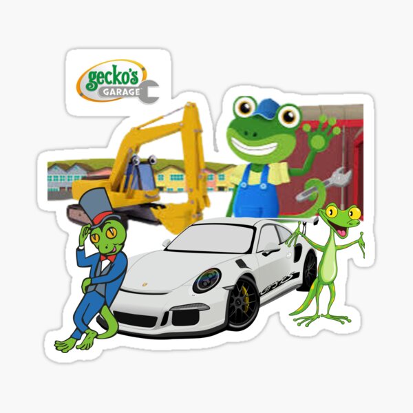 Item preview, "Gecko Garage: Playful Reptiles and Retro Vibes" designed and sold by Debbyluv.