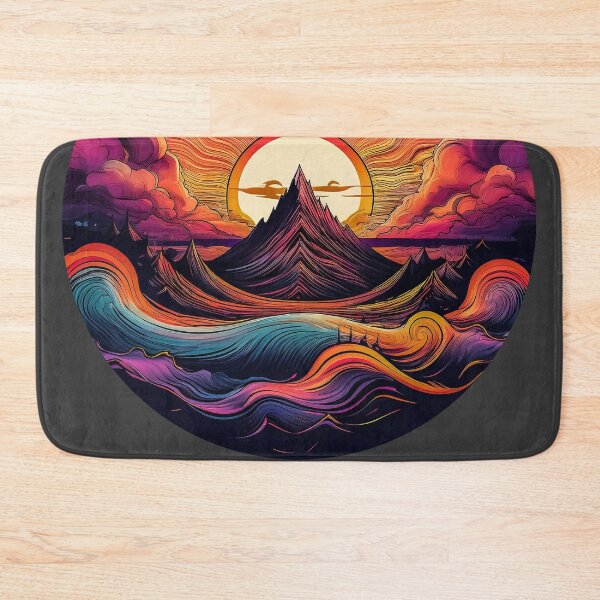 Item preview, Stunning Mountain Sunset designed and sold by ranafakhar.