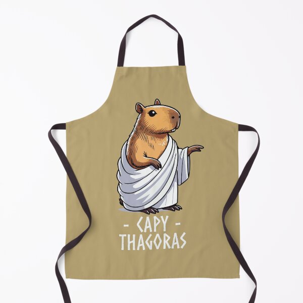Item preview, Capy-thagoras - Capybara dressing like Pythagoras designed and sold by The  Knick Knack Nook.