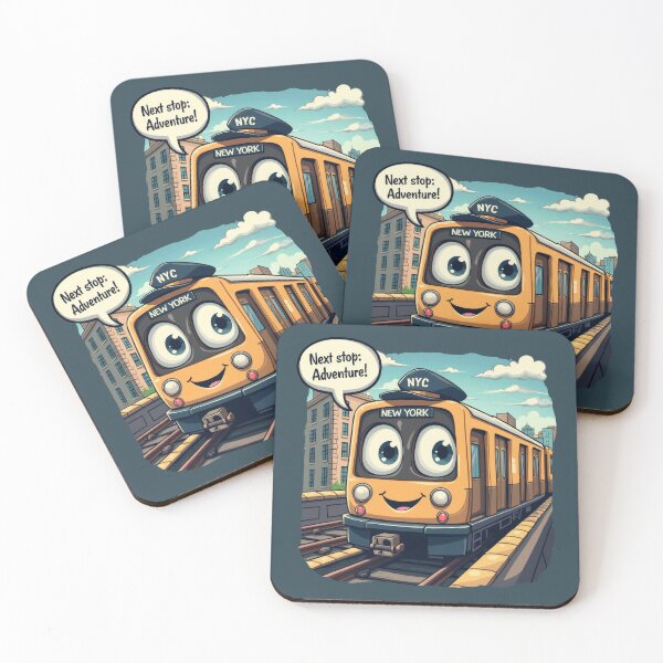 Item preview, Cute NYC Subway Cartoon for Kids - Back to School Adventure designed and sold by MayaDelaye.