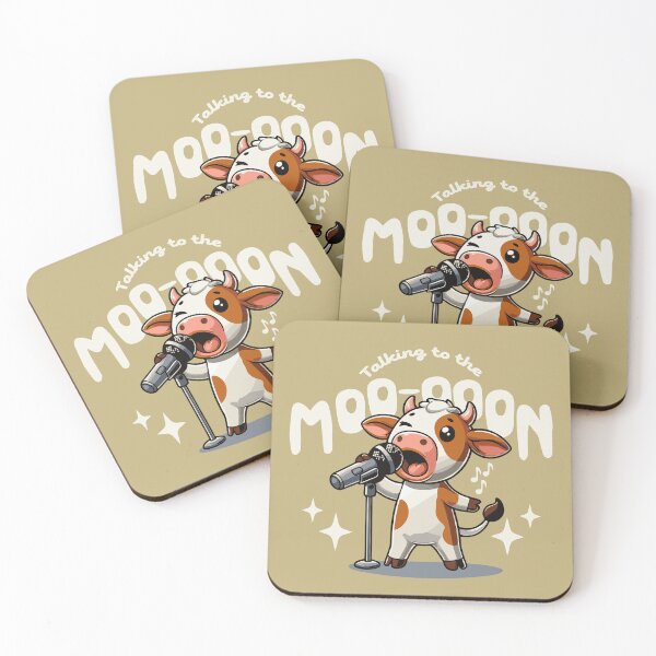 Item preview, Cow singing a song - Cute cow loves music designed and sold by The  Knick Knack Nook.
