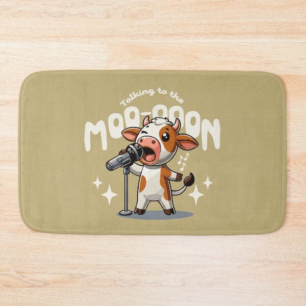 Item preview, Cow singing a song - Cute cow loves music designed and sold by The  Knick Knack Nook.