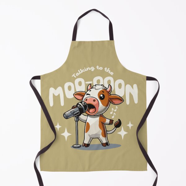 Item preview, Cow singing a song - Cute cow loves music designed and sold by The Knick Knack Nook.