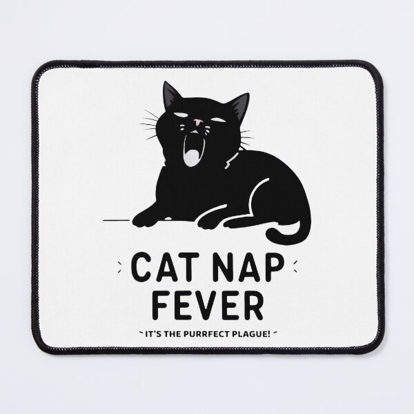 Item preview, IT'S THE PURRFECT PLAGUE: A Black and White Fever Dream designed and sold by SplashTastic.