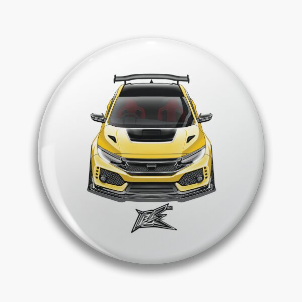 Item preview, fk8 civic type r yellow  designed and sold by NaquashM.