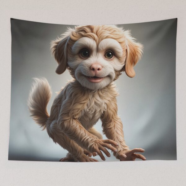 Item preview, Furry Friend: The Mischievous Pup designed and sold by Sartawsky.