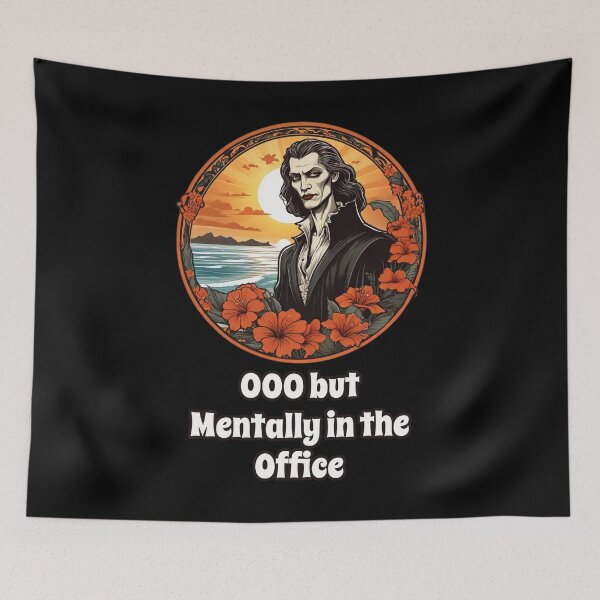 Item preview, Workaholic Vampire by The Beach - OOO Mentally in the Office designed and sold by Ridiculam Toga.