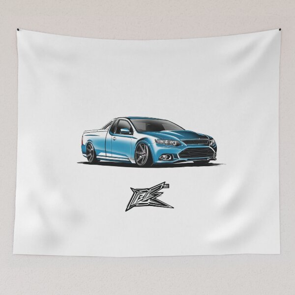 Item preview, ford falcon FG xr8 ute blue  designed and sold by NaquashM.