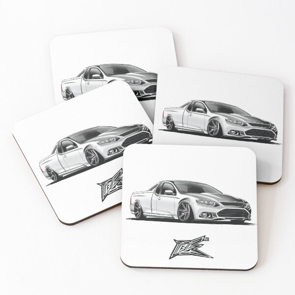 Item preview, ford falcon FG xr8 ute white  designed and sold by NaquashM.