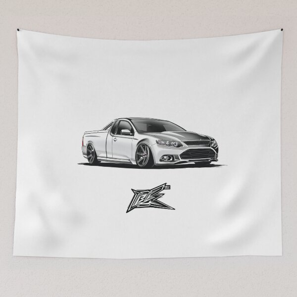 Item preview, ford falcon FG xr8 ute white  designed and sold by NaquashM.