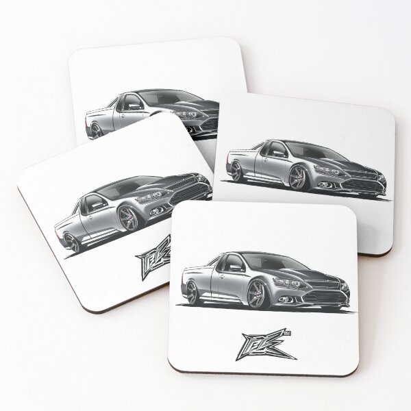 Item preview, ford falcon FG xr8 ute silver  designed and sold by NaquashM.