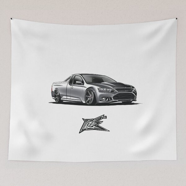 Item preview, ford falcon FG xr8 ute silver  designed and sold by NaquashM.
