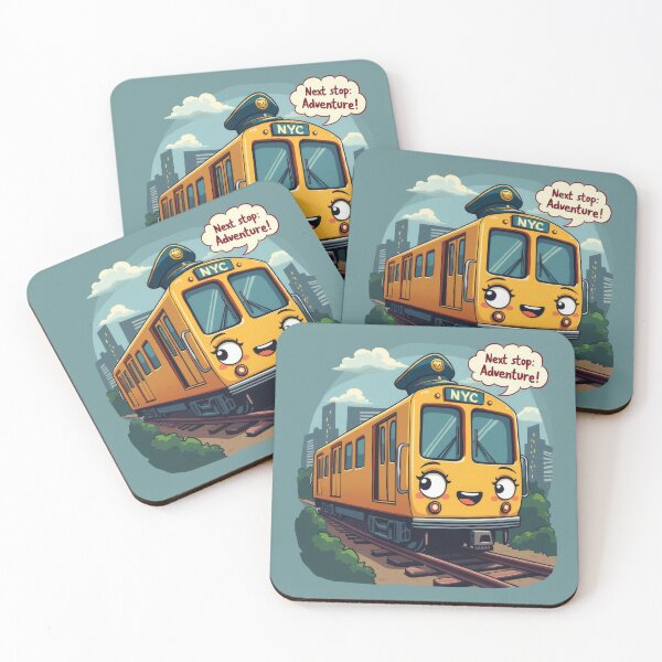 Item preview, Cute NYC Subway Cartoon for Kids - Back to School Adventure designed and sold by MayaDelaye.