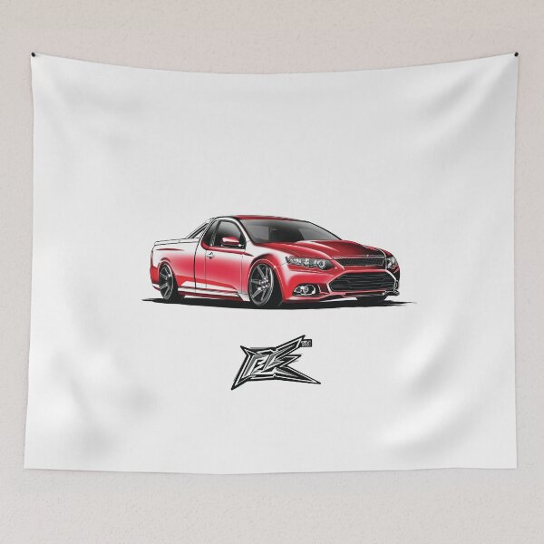 Item preview, ford falcon FG xr8 ute red designed and sold by NaquashM.