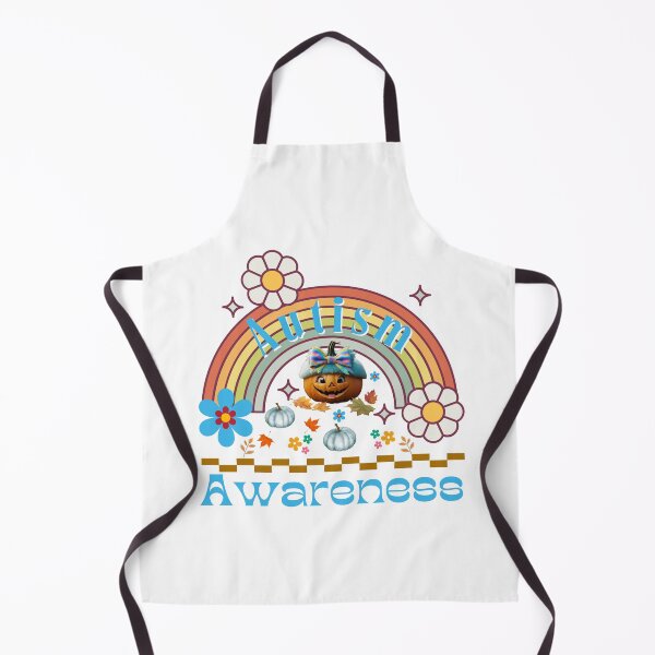 Item preview, Autism Awareness Funny Retro Coquette Bow Pumpkin Fall Halloween Season Colorful Rainbow Design designed and sold by Raise2Shine.