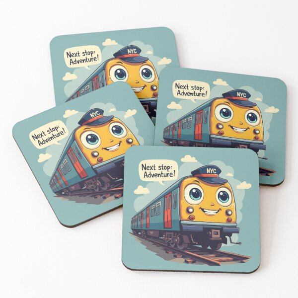Item preview, Cute NYC Subway Cartoon for Kids - Back to School Adventure designed and sold by MayaDelaye.