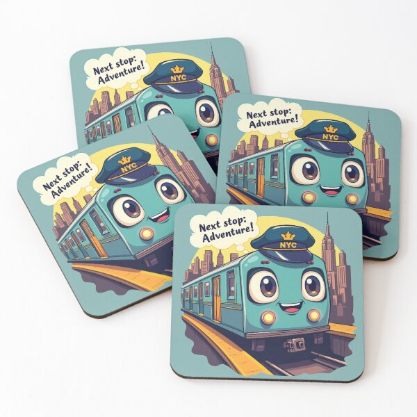 Item preview, Cute NYC Subway Cartoon for Kids - Back to School Adventure designed and sold by MayaDelaye.