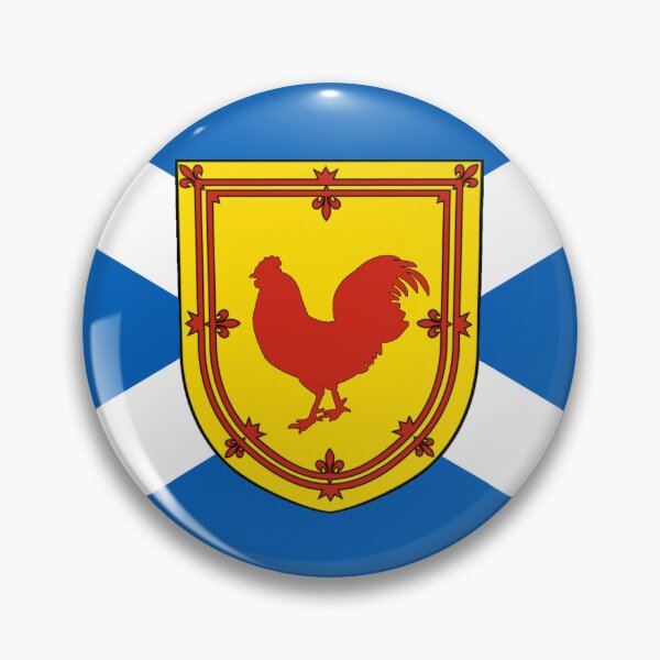 Item preview, Scottish Saltire Flag with Rooster Shield (bratach shalainn na h-Alba le sgiath ròc) designed and sold by JonathanR1994.