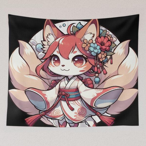 Item preview, Kitsune Joy designed and sold by RW Art Prints.