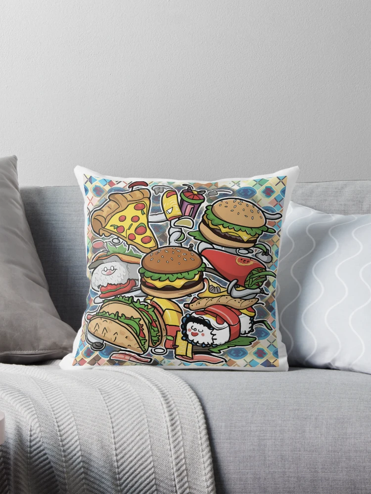 Thumbnail 1 of 4, Pillow, Fast Food designed and sold by R3FDesign.