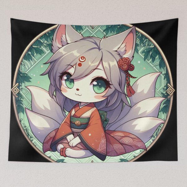 Item preview, Kitsune Joy designed and sold by RW Art Prints.