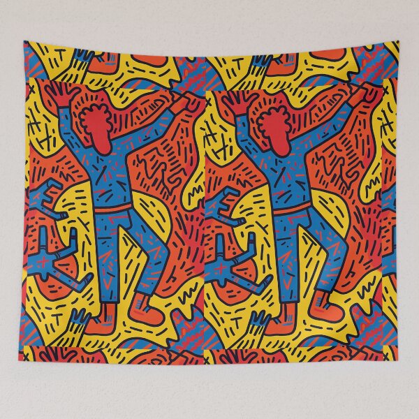 Item preview, Very colorful street art designed and sold by MidArtForge.