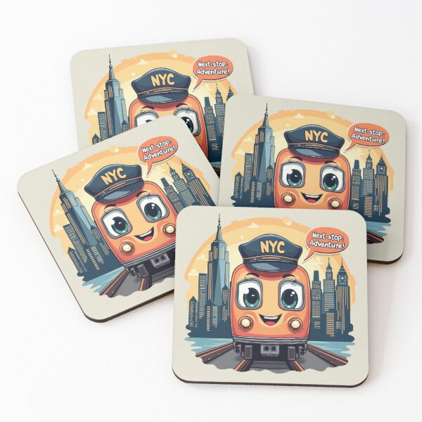 Item preview, Cute NYC Subway Cartoon for Kids - Back to School Adventure designed and sold by MayaDelaye.