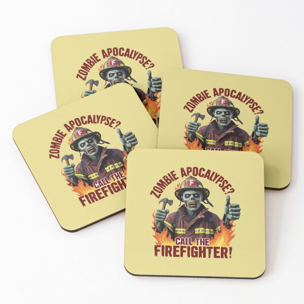 Item preview, Zombie Firefighter - Zombie Apocalypse? Call The Firefighter! designed and sold by MaateoDesign.