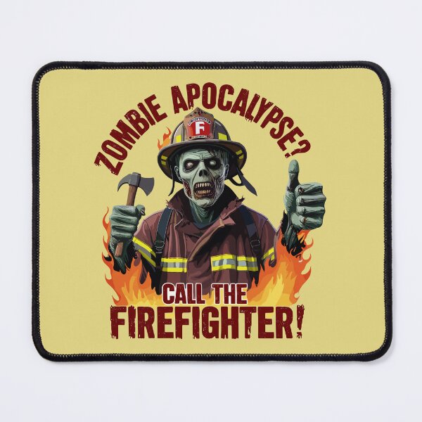 Item preview, Zombie Firefighter - Zombie Apocalypse? Call The Firefighter! designed and sold by MaateoDesign.