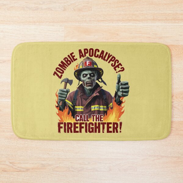 Item preview, Zombie Firefighter - Zombie Apocalypse? Call The Firefighter! designed and sold by MaateoDesign.