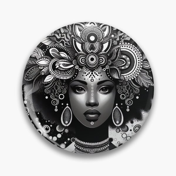 Item preview, Afro Monochrome Elegance designed and sold by Indoni.