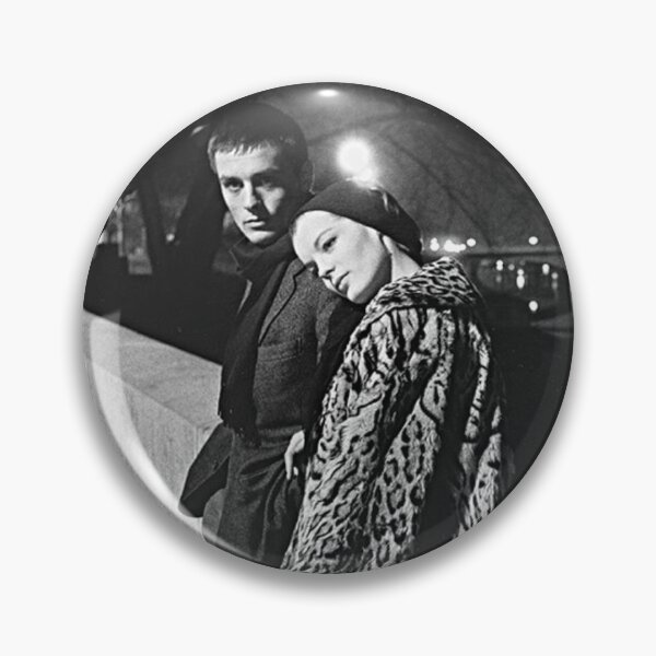 Item preview, Romy Schneider and Alain Delon designed and sold by PeacefulHShop.